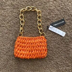 PLT | NWT Orange Mini Shoulder Bag